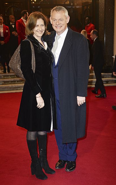 martin clunes and wife