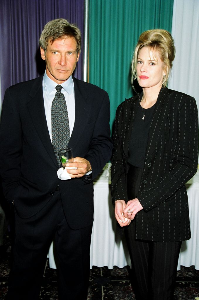 Harrison Ford and Melanie Griffith during 1993 ShoWest in Las Vegas, Nevada, United States