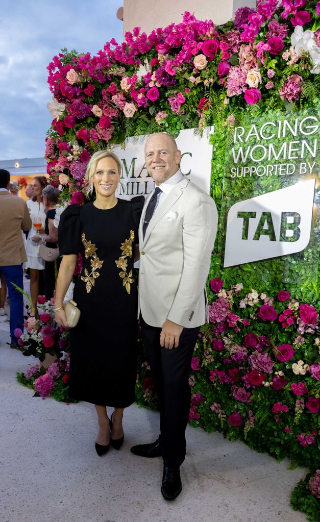 Mike and Zara Tindall at the Magic Millions