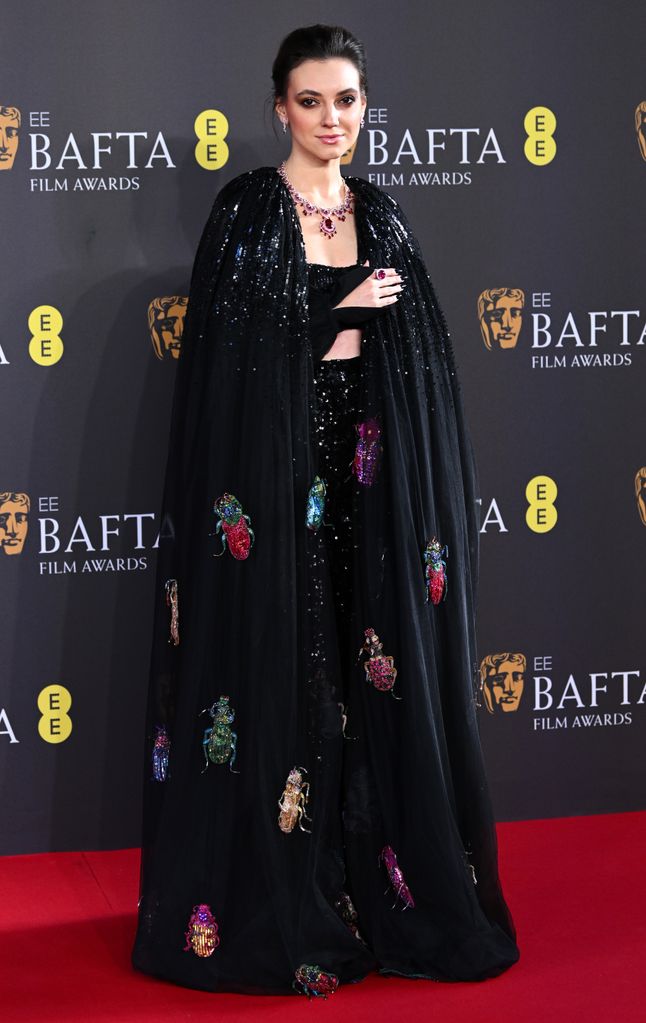 LONDON, ENGLAND - FEBRUARY 18: Andreea Cristea attends the EE BAFTA Film Awards 2024 at The Royal Festival Hall on February 18, 2024 in London, England. (Photo by Joe Maher/BAFTA/Getty Images for BAFTA)