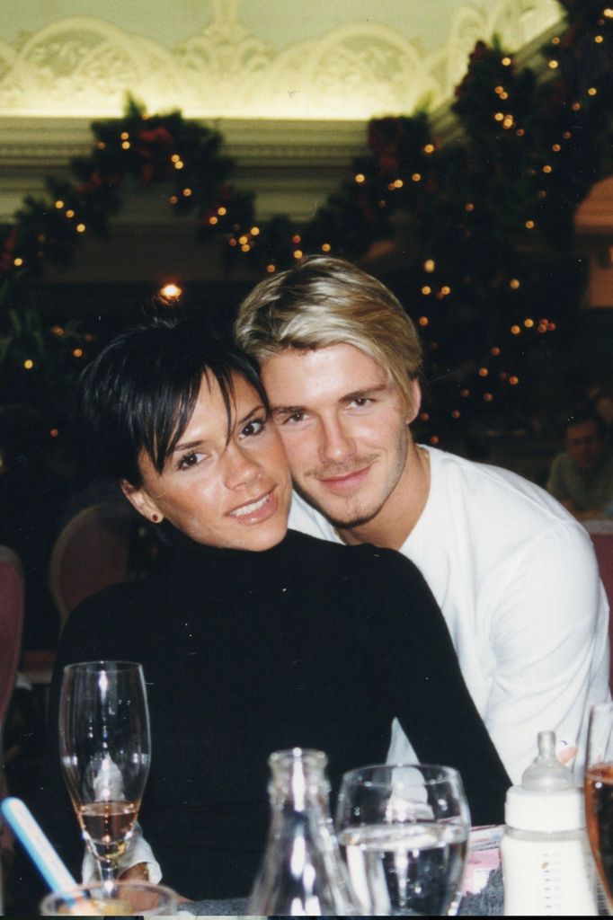 David and Victoria Beckham throwback