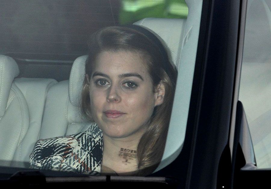 princess beatrice christmas lunch arrival