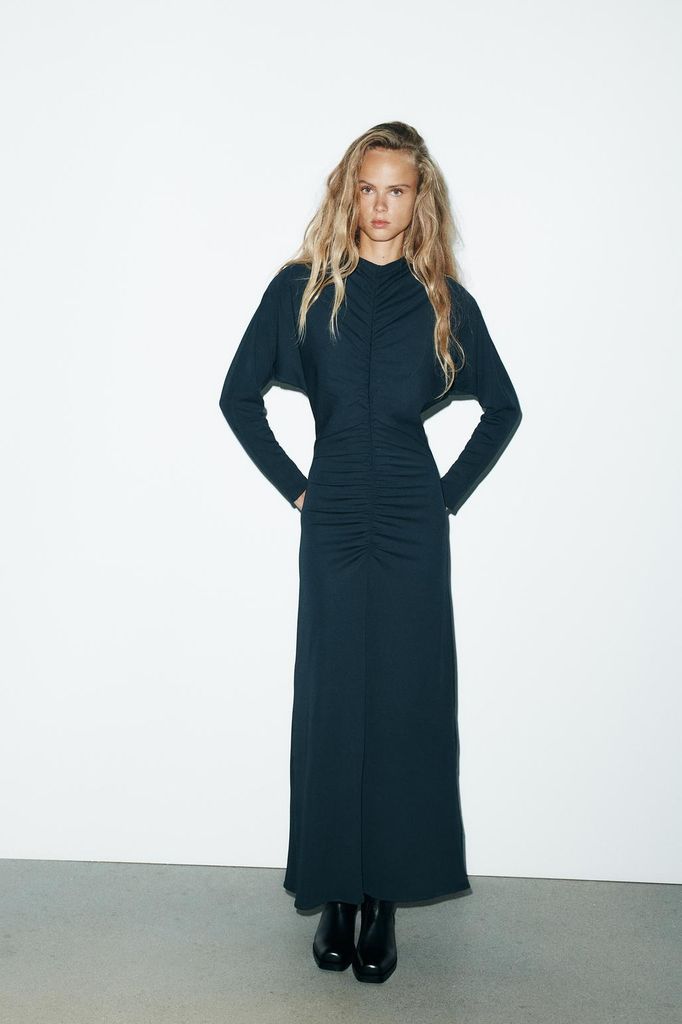 Claudia's Zara dress is a great Victoria Beckham dupe