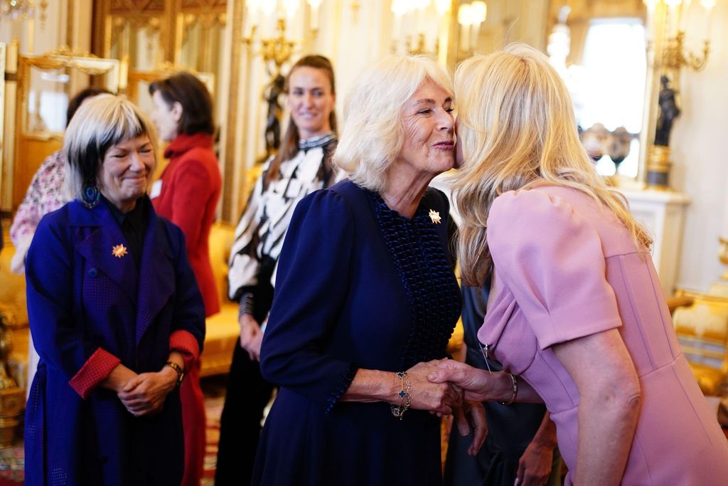 queen camilla greeting penny lancaster