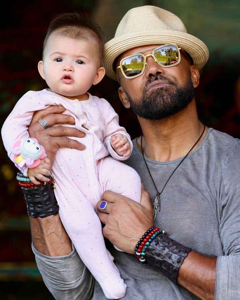 Shemar Moore and daughter Frankie