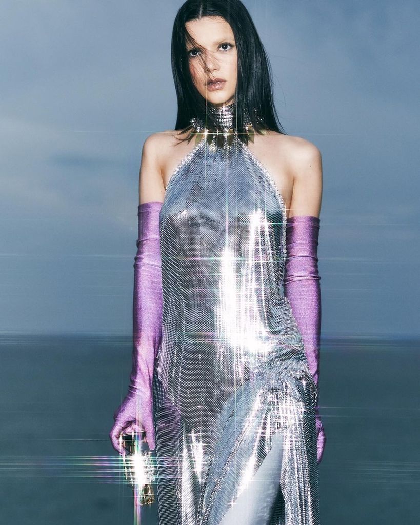 Paco Rabanne sequin dress