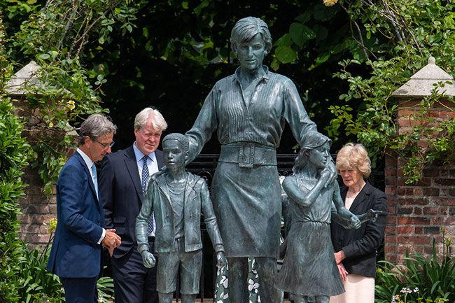 earl spencer statue unveiling