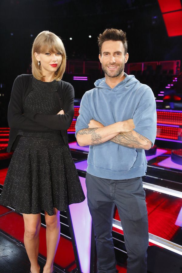 Taylor Swift was among the many famous faces who joined Adam as a mentor on The Voice