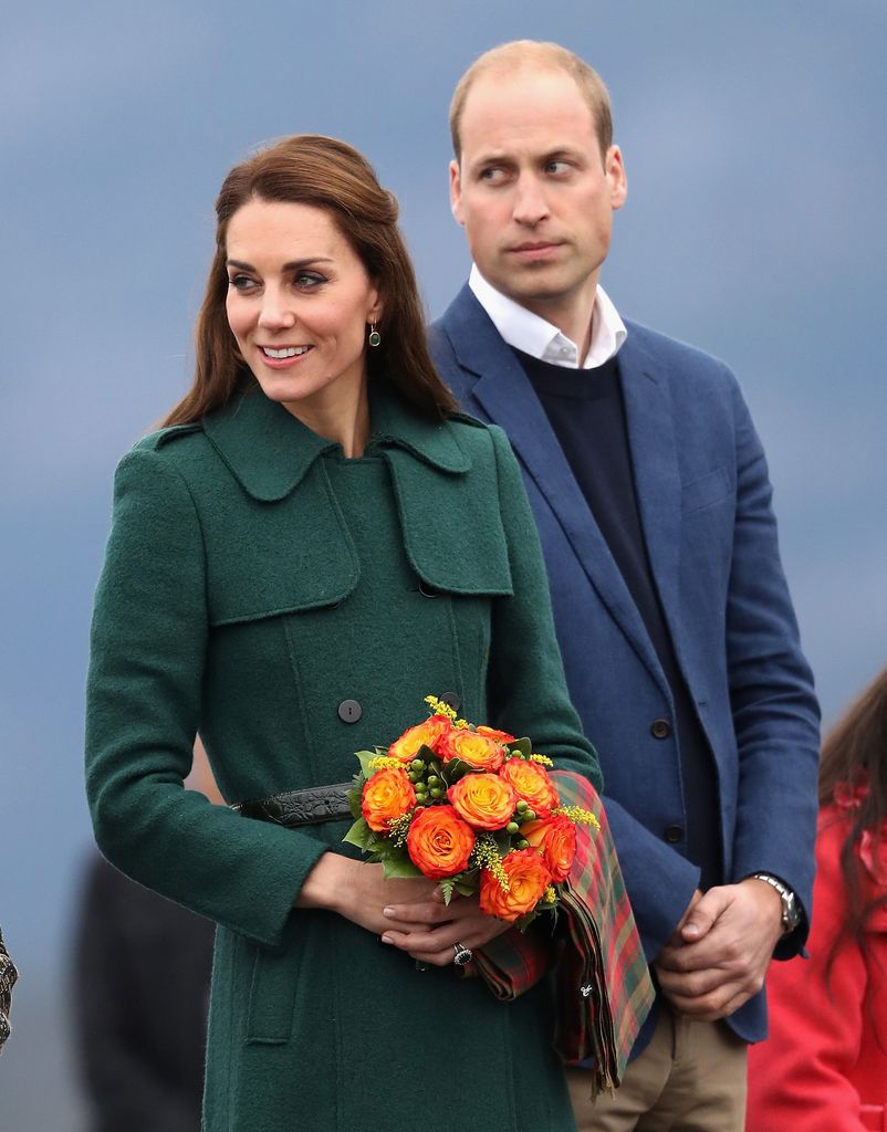 Princess Kate wears emerald Monica Vinader earrings in 2016