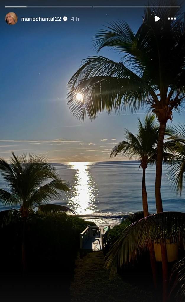 Marie Chantal posts photo with dreamy ocean view
