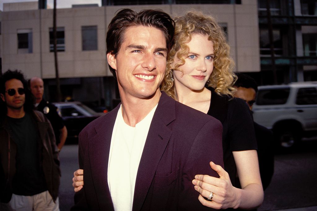 Tom Cruise and Nicole Kidman posing together in Los Angeles