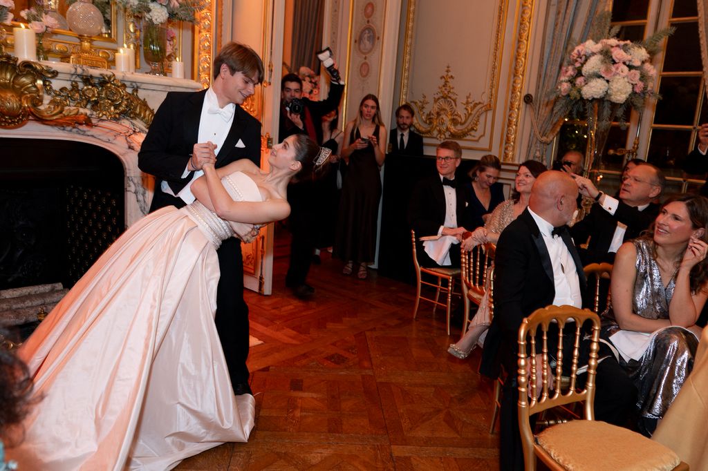 Princess Isabelle dancing with her cavalier
