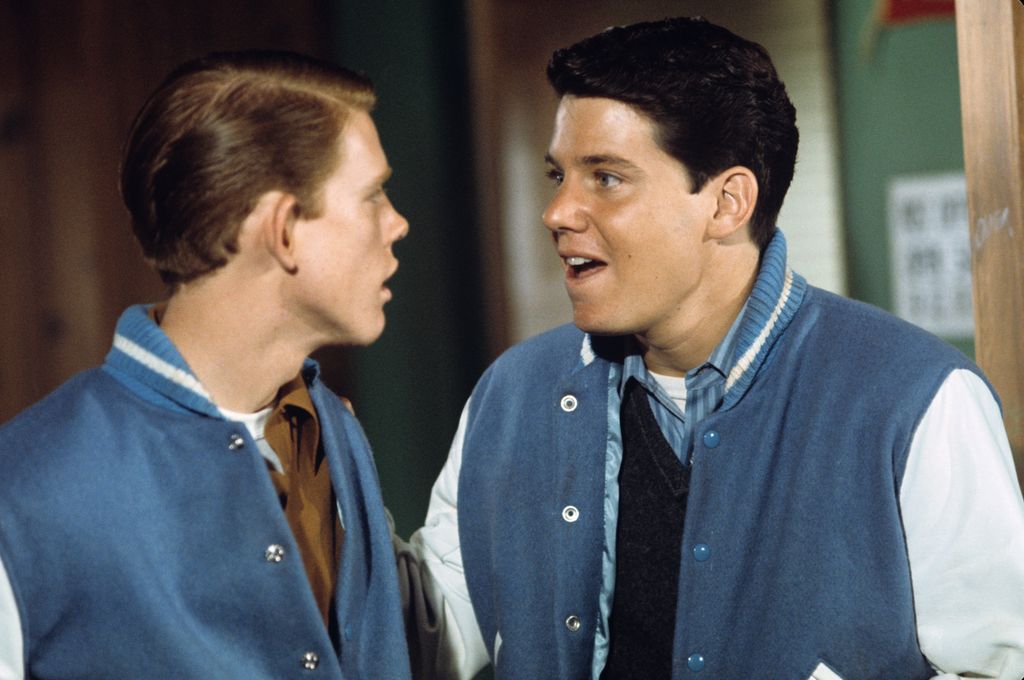 Ron Howard, Anson Williams in Happy Days