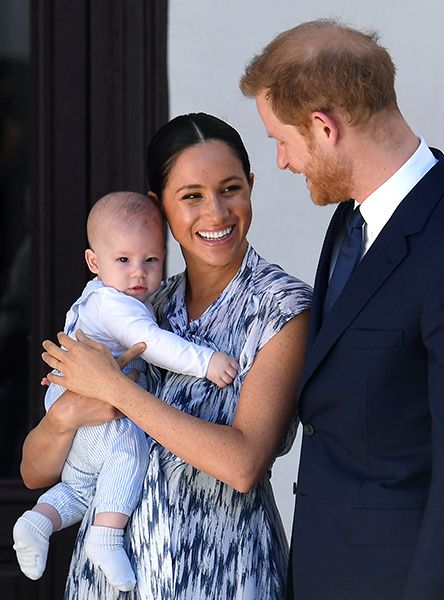meghan markle with archie