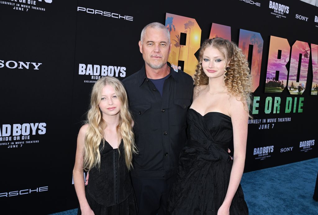 Eric's daughters, Billie and Georgia, look like their mother