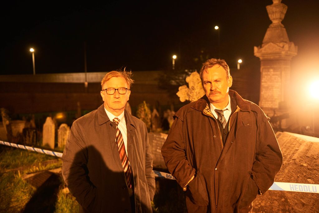 Steffan Rhodri as Phil Rees and Philip Glenister as DCI Paul Bethell 