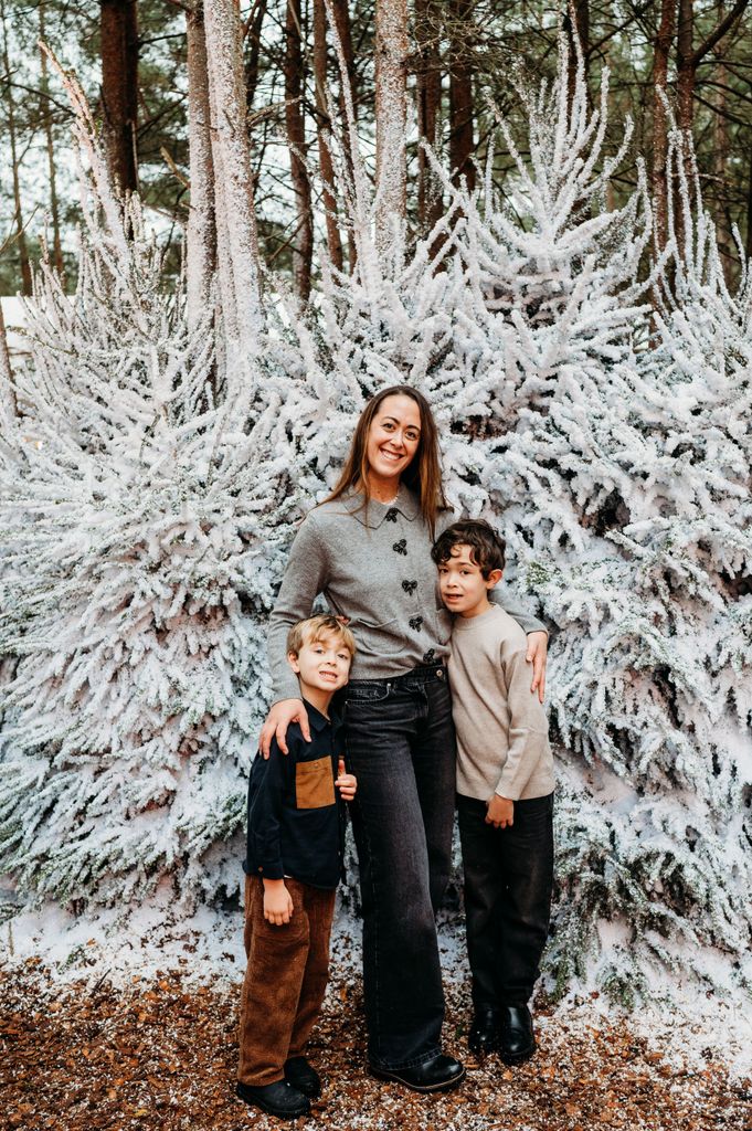 My kids and I in the most magical place in the UK