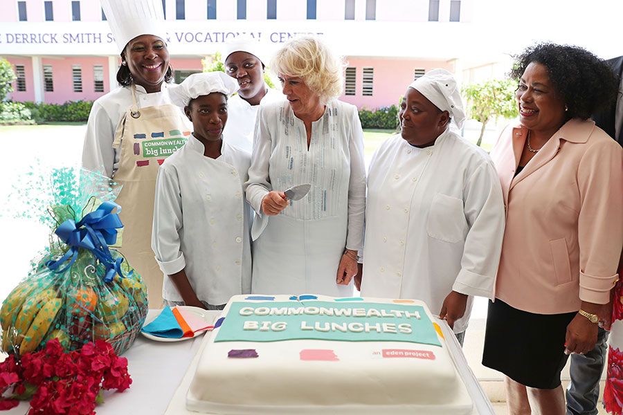 duchess of cornwall Big Lunch event barbados