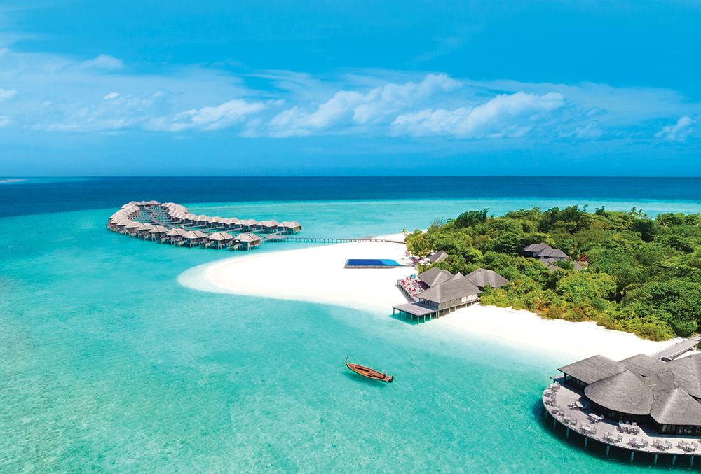 Aerial view of JA Manafaru 