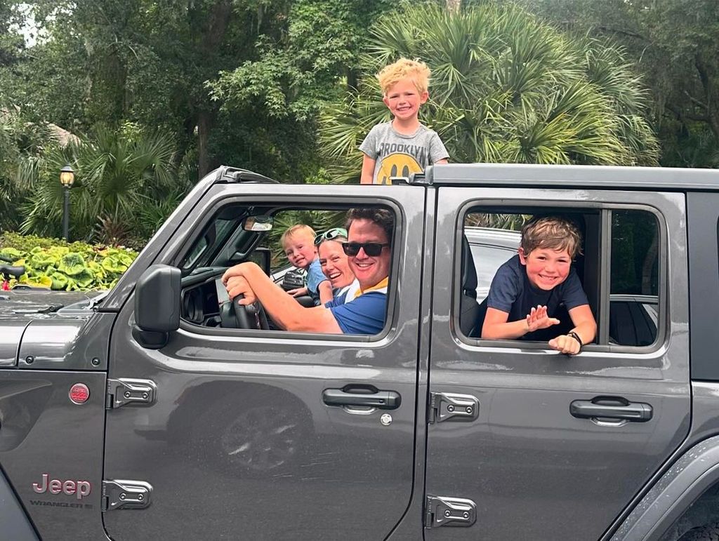 Dylan Dreyer with her family in South Carolina 