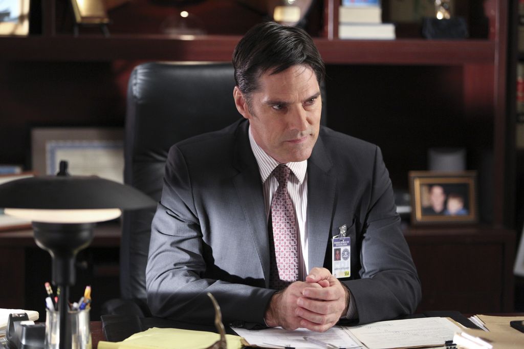 Thomas Gibson as Aaron Hotchner in Criminal Minds