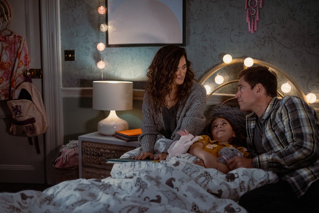 L-R, Cote De Pablo as Ziva David, Olivia Brody as Tali and Michael Weatherly as Tony Dinozzo In NCIS: Tony & Ziva, episode 2, season 1