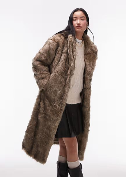 Topshop faux fur