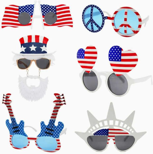 patriotic sunglasses best 4th of july party ideas