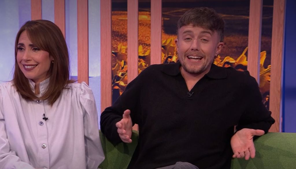 Alex Jones et Roman Kemp semblent inquiets sur le tournage de The One Show