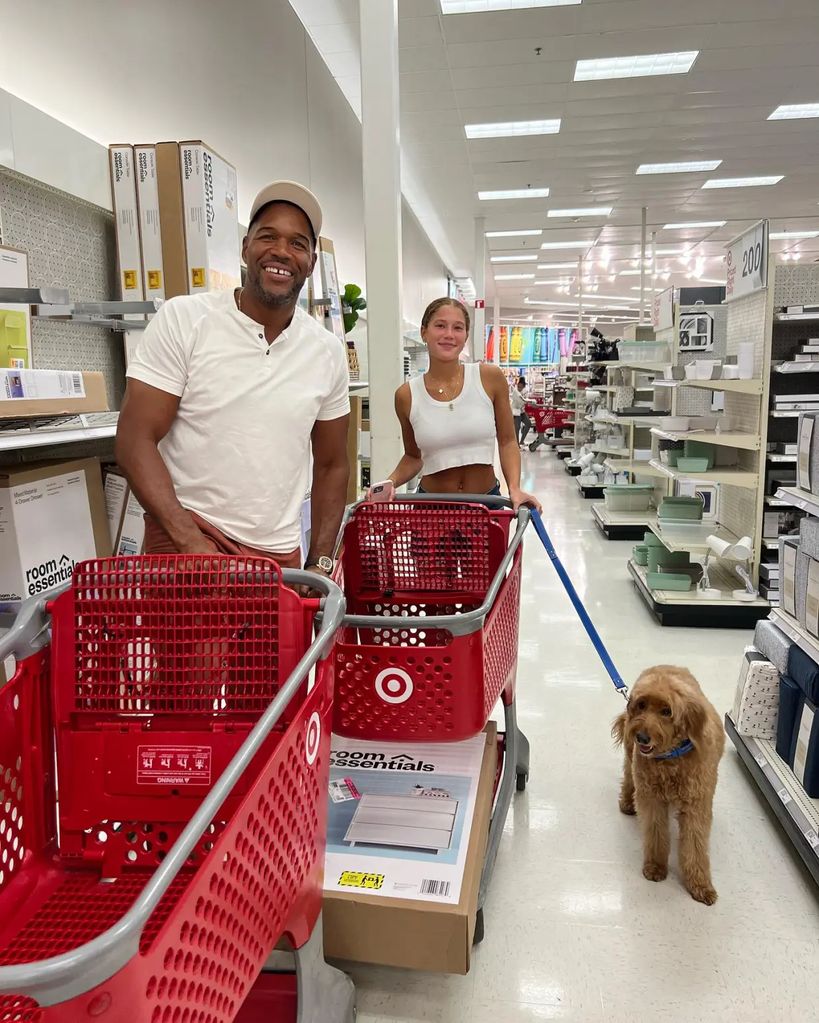 Michael and Sophia head to Target for supplies