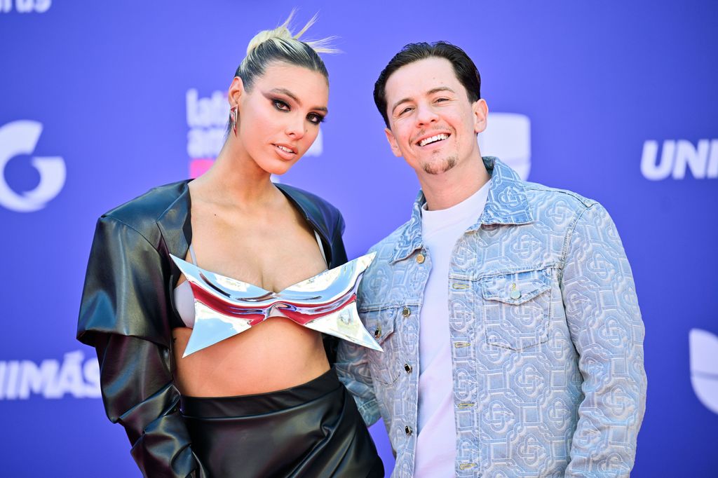 Lele Pons and Guaynaa at the Latin American Music Awards in 2023