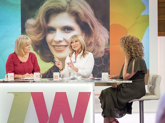 claire king on loose women with samantha giles photo