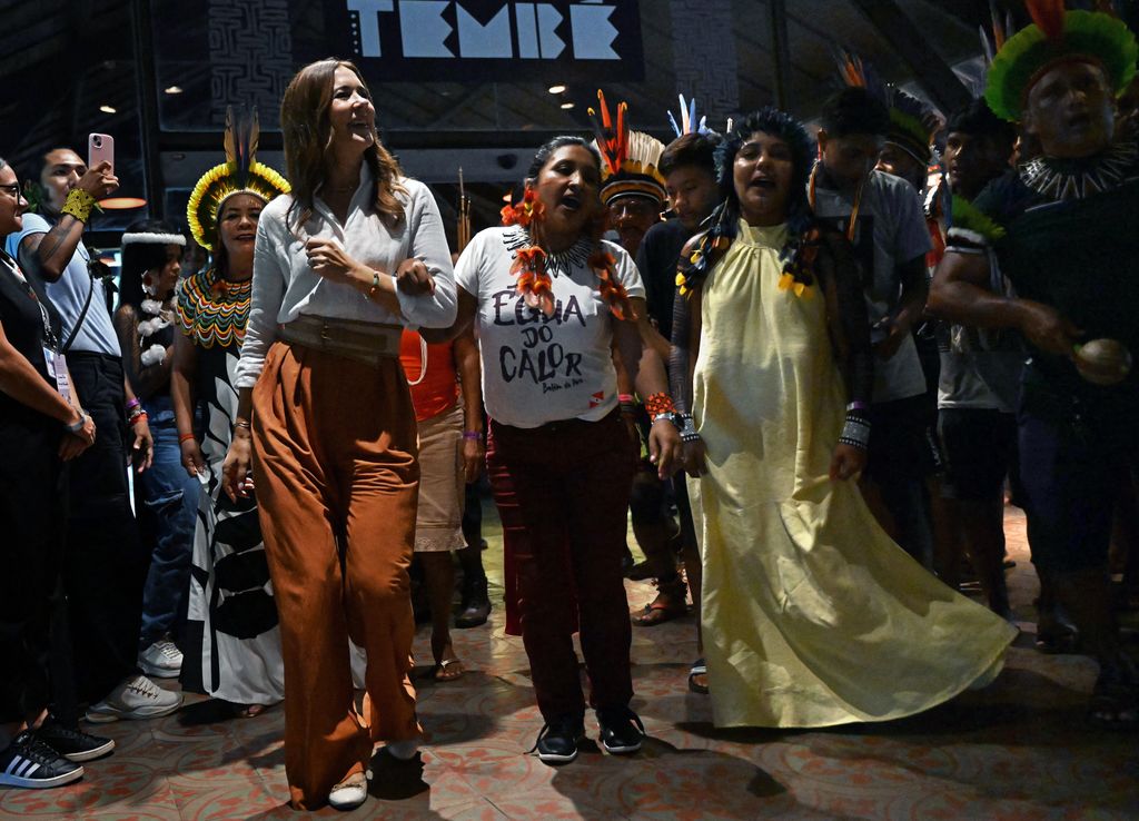 Queen Mary showed off her moves