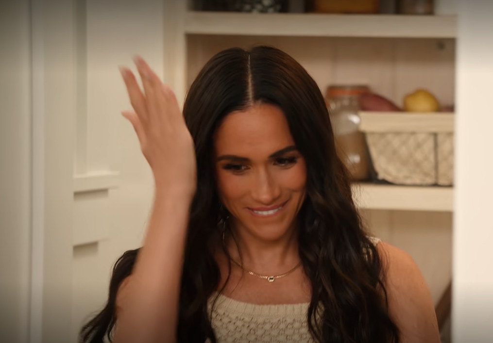 Meghan Markle wore a J Crew tank top in the trailer for her new series, With Love, Meghan