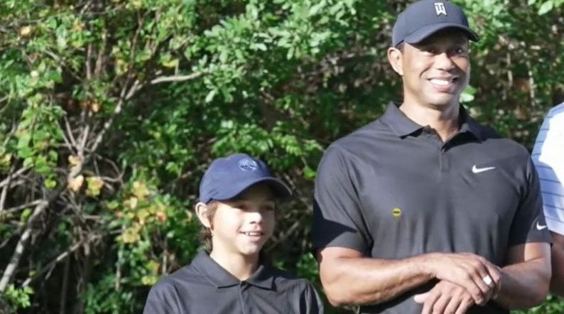 tiger woods and son charlie woods