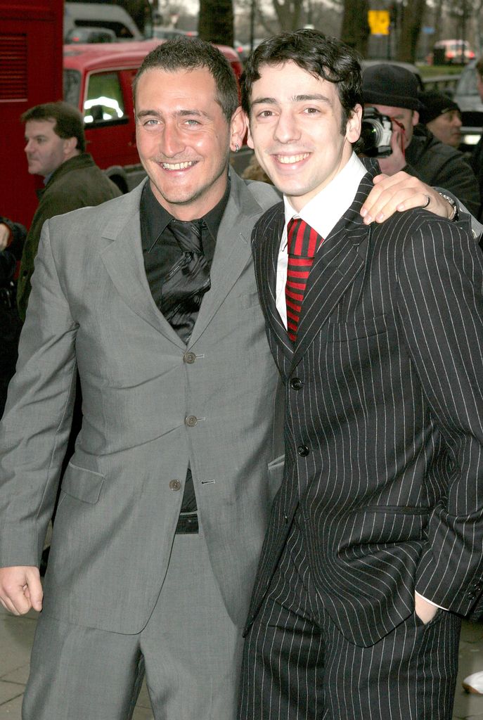 Will Mellor and Ralf Little during TRIC Awards in 2005