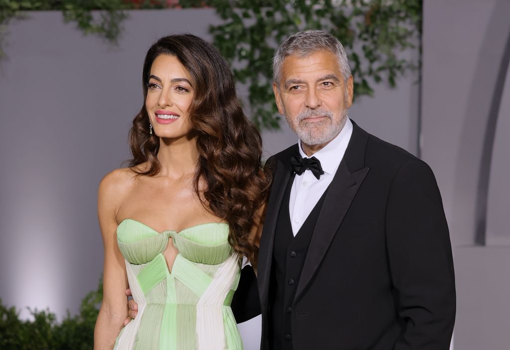 Amal Clooney and George Clooney attend the 2nd Annual Academy Museum Gala at Academy Museum of Motion Pictures on October 15, 2022 in Los Angeles, California