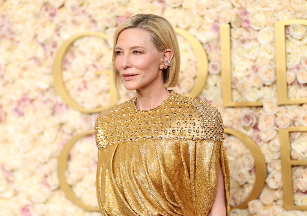 Cate Blanchett attends the 82nd Annual Golden Globe Awards at The Beverly Hilton on January 05, 2025 in Beverly Hills, California