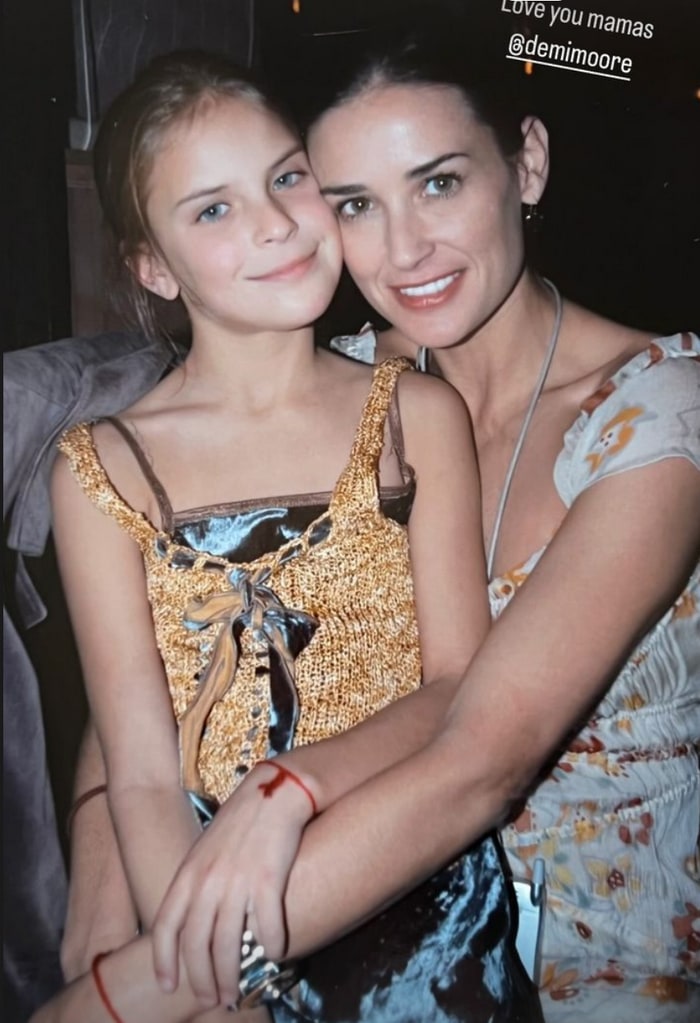 Demi Moore is glowing in fresh-faced throwback photo with daughter ...