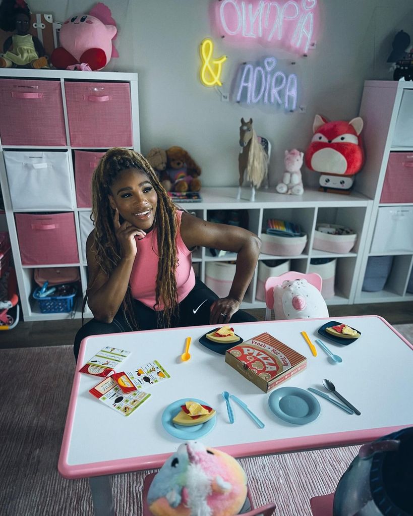 Serena in kids playroom