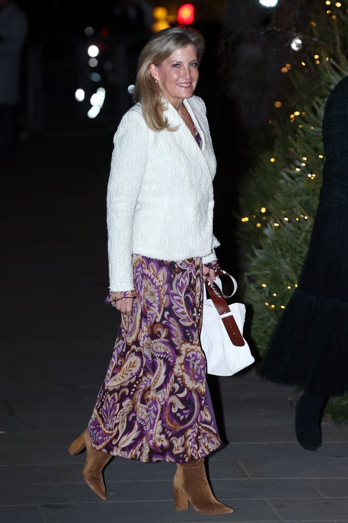 Sophie, Duchess of Edinburgh attends the 'Together At Christmas' Carol Service at Westminster Abbey on December 06, 2024 in London, England.