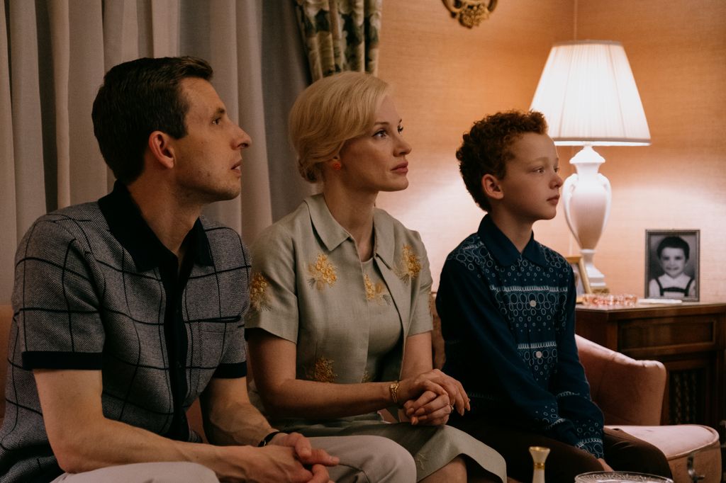 Anders Danielsen Lie, Jessica Chastain and Eamon O’Connell play a family in 1960s suburbia 