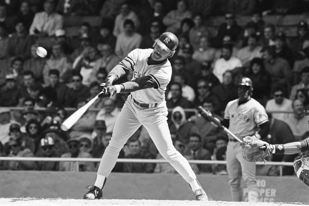 Don Mattingly playing for the New York Yankees