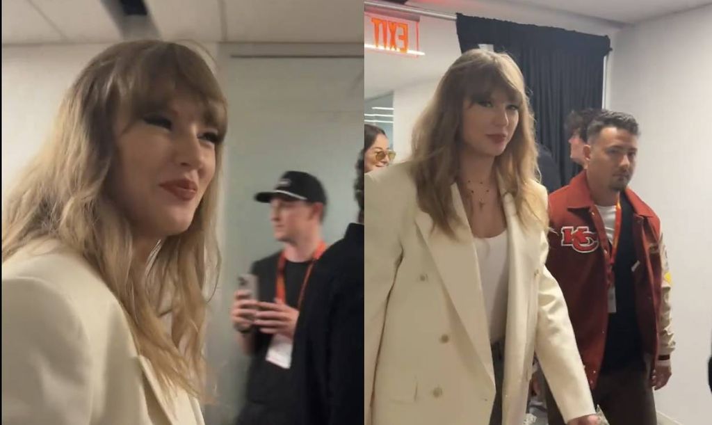 Taylor Swift arrives at Super Bowl LIX