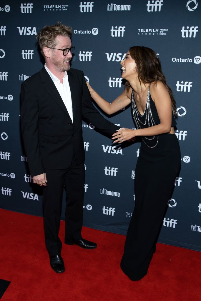 macaulay culkin brenda song the last showgirl premiere toronto international film festival