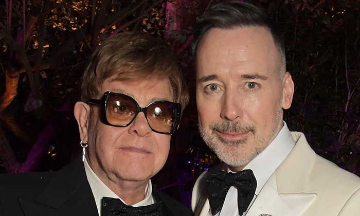 Sir Elton John and his husband David Furnish