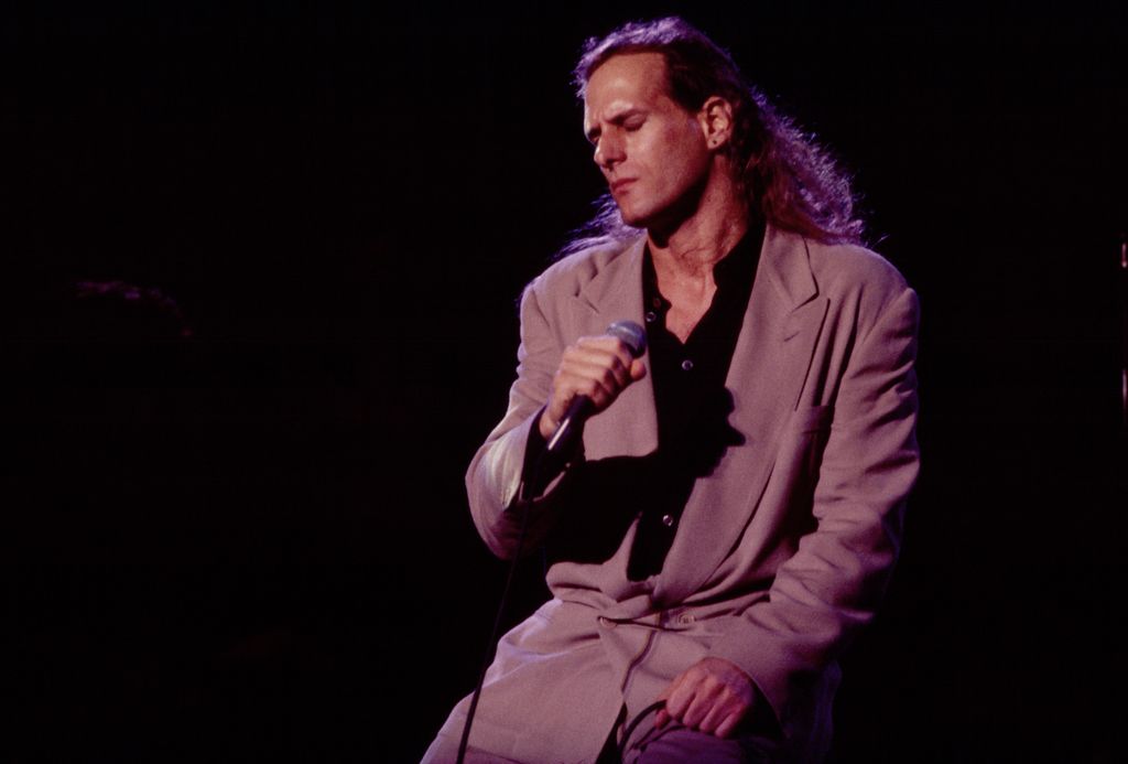  Michael Bolton performs onstage at the Jones Beach Theater in 1991