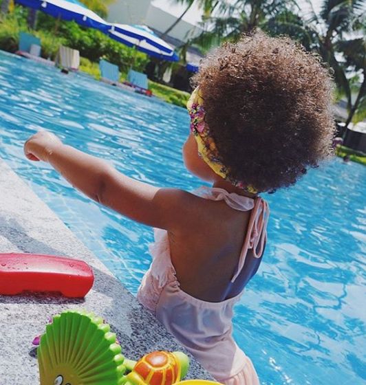 rochelle humes daughter afro