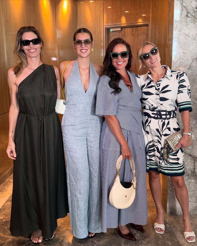 Zara with Delfina Blaquier, Aurora Figueras, and Nicole Slater in summer looks and sunglasses