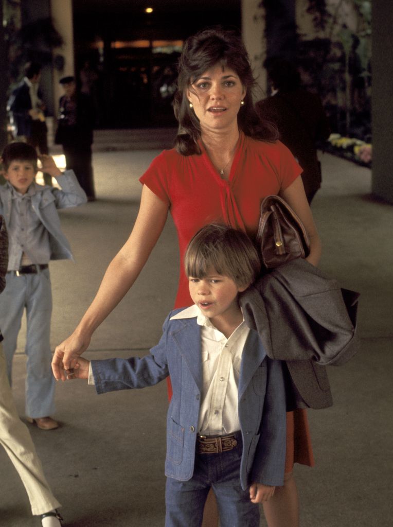 Sally Field and son Peter Craig in 1977